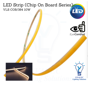 VLS COB/384 10W 5mm LED Strip Light (Chip On Board Series)
