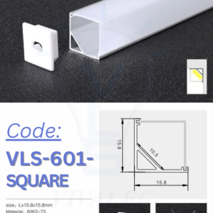 VLS 601 SQUARE Aluminum Profile for Home