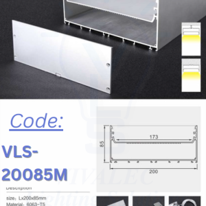 VLS 20085M Aluminum Profile for Office