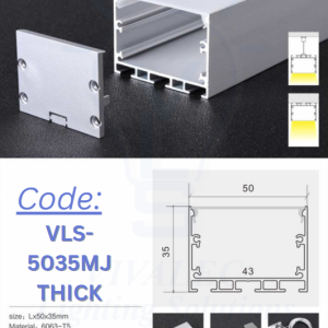 VLS 5035MJ THICK Aluminum Profile for Office