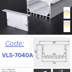 VLS 7040A Aluminum Profile for Office