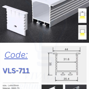 VLS 711 Aluminum Profile for Office