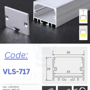 VLS 717 Aluminum Profile for Office