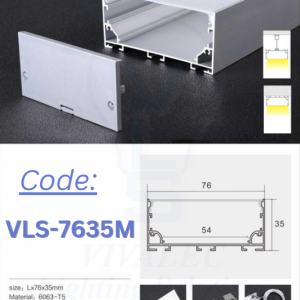 VLS 7635M Aluminum Profile for Office