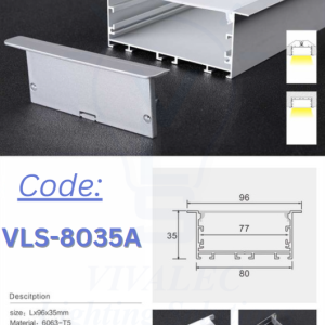 VLS 8035A Aluminum Profile for Office