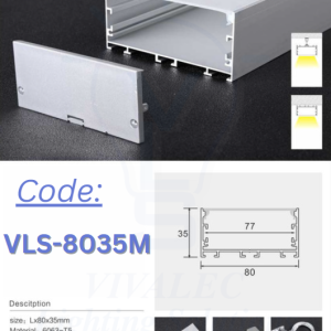 VLS 8035M Aluminum Profile for Office