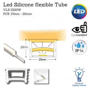 VLS 2520W LED Silicone Flexible Tube
