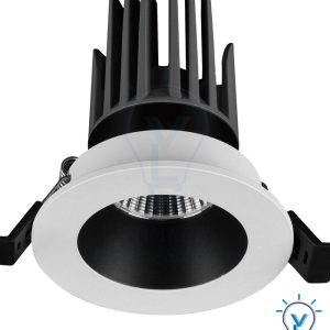 VLS Anti-Glare COB LED 15w Spotlight ( Deep BLK )