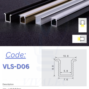 VLS-D06 Aluminum Profile for Cabinet