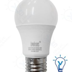 Imitos SA55 LED Bulb E27 5W Colour Warmwhite / CoolWhite / Daylight / Blue / Green / Red(2Years Warranty)