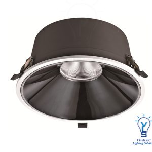 VLS Anti-Glare COB LED 30w Spotlight Downlight ( BLK )