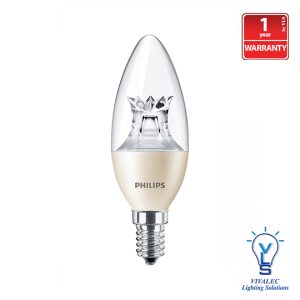 Philip LED candle Dimmable B38 ( 1 year warranty )