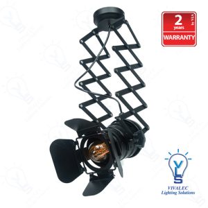 Studio Light Camera Action VLS D158 Retro Loft Stretchable Ceiling Light E27
