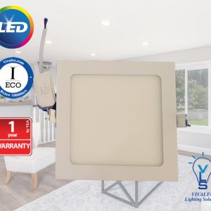 LED Panel Downlight 20W Round , Square 6'' Recessed Downlight Bulb Lighting Ceiling White