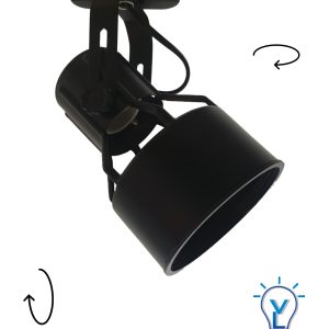 VLS PAR30 TRACK HOLDER, PAR30 E27 TRACK FITTING .