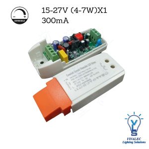 7W LED DOWNLIGHT DIMMABLE DRIVER (4-7)X1W 300mA