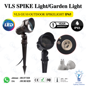 VLS Outdoor Lamp LED Spike Light Waterproof Garden Light GU10 LED For Landscape Light Fitting Casing
