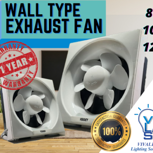 Exhaust Fan 8 / 10 / 12 '' Wall Household  Exhaust Fan / Ventilator Air Kipas Ekzos VOKECY