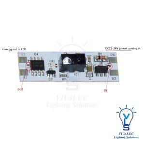 DC12V 24V SK036 Wardrobe Cabinet Hand Sweep Sensor Switch Short Distance Wave Switch Induction Module 3A