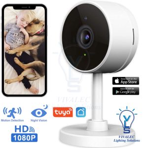 RETOUCH TUYA Wifi Security Surveillance Camera 1080P, Smart Baby Monitor, Night Vision, Motion Detection & Tracker