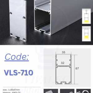 VLS-710 Aluminum Profile for Office