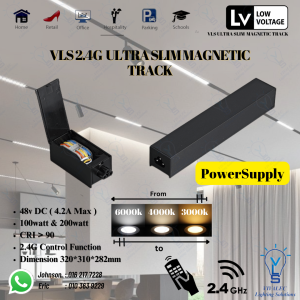 VLS 2.4G ULTRA SLIM MAGNETIC TRACK POWER SUPPLY 100W&200W