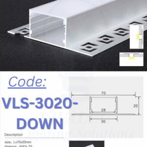 VLS-3020-DOWN Aluminum Profile for Office