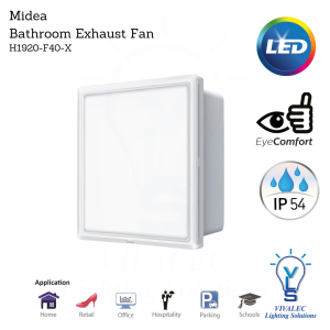 VLS Midea Bathroom Exhaust Fan H1920-F40-X