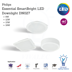 PHILIPS VLS Essential SmartBrightLED Downlight DN027 9W/12W/15W/19W