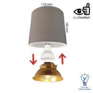 SURFACE DOWNLIGHT GU10,MR16  MIDULE , G5.3 FITTING