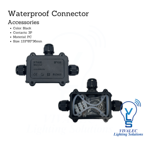 Moisti Waterproof Wire Connector T 3pin