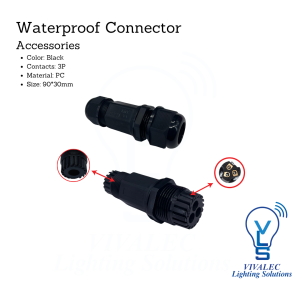 Straight Waterproof Wire Connector (Single-End) - Secure & Weatherproof Electrical Connector