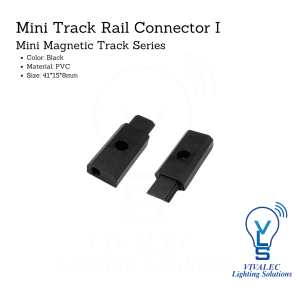 MT10 Mini Magnetic Track Rail I-Connector - Seamless Straight Connection for 15x6mm Rails