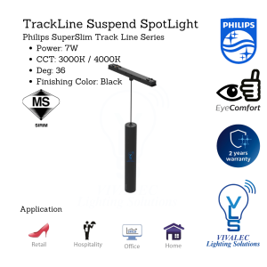 Philips SuperSlim Trackline Suspend Spotlight | Adjustable Pendant Light
